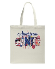 Patriotic Doodle 4th Of July American Auntie Tote Bag tile