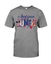 Patriotic Doodle 4th Of July American Auntie Premium Fit Mens Tee tile