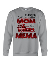 Blessed To Be Called Mom And MEMA Crewneck Sweatshirt tile