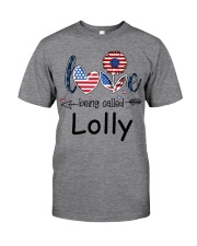 Love Being Called Lolly Flag Classic T-Shirt front