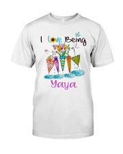 Umbrella - I Love Being Yaya Premium Fit Mens Tee tile