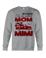 Blessed To Be Called Mom And MIMI Crewneck Sweatshirt tile