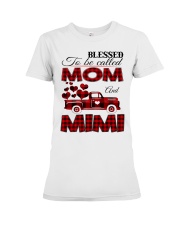 Blessed To Be Called Mom And MIMI Premium Fit Ladies Tee tile