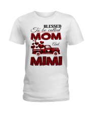 Blessed To Be Called Mom And MIMI Ladies T-Shirt tile