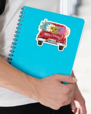 Happiness Is Being A Nonnie - Truck Art Sticker - Single (Horizontal) aos-sticker-single-horizontal-lifestyle-front-22