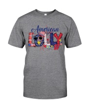 4th Of July Patriotic Doodle American Lolly Classic T-Shirt front
