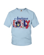 4th Of July Patriotic Doodle American Lolly Youth T-Shirt tile