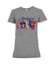 4th Of July Patriotic Doodle American Lolly Premium Fit Ladies Tee tile