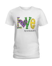 Love Grandmamalife Mardi Gras Ladies T-Shirt tile