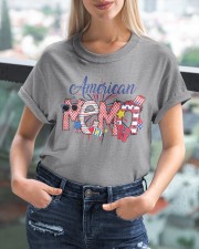 4th Of July Patriotic Doodle American Mema Classic T-Shirt custom-t-shirts-classic-lifestyle-front-399