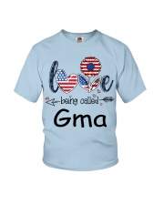 Love Being Called Gma Flag Youth T-Shirt tile