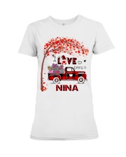 Valentine - I Love Being A Nina Premium Fit Ladies Tee tile