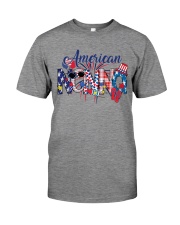 Patriotic Doodle 4th Of July American Nonna Premium Fit Mens Tee tile