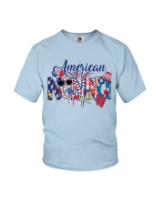 Patriotic Doodle 4th Of July American Nonna Youth T-Shirt tile