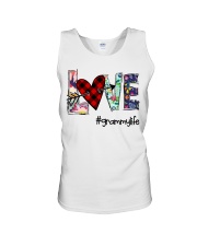 Love Heart - Grammy Life Art Unisex Tank tile