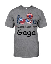 Love Being Called Gaga Flag Classic T-Shirt front