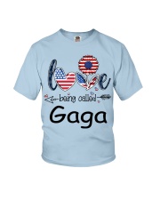 Love Being Called Gaga Flag Youth T-Shirt tile