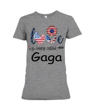 Love Being Called Gaga Flag Premium Fit Ladies Tee tile