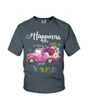 Happiness Is Being A Mom And Nana Youth T-Shirt tile
