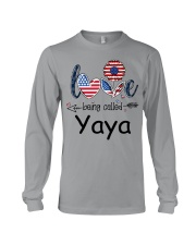 Love Being Called Yaya Flag Long Sleeve Tee tile