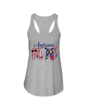 4th Of July Patriotic Doodle American Noni Ladies Flowy Tank tile