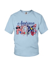 4th Of July Patriotic Doodle American Noni Youth T-Shirt tile