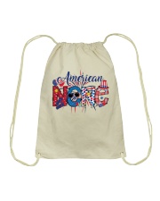 Patriotic Doodle 4th Of July American Nene Drawstring Bag tile
