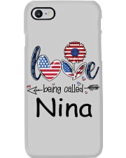 Love Being Called Nina Flag Phone Case tile