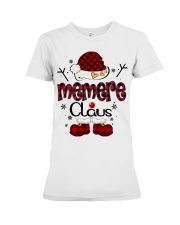 Memere Claus-Red Plaid Premium Fit Ladies Tee tile
