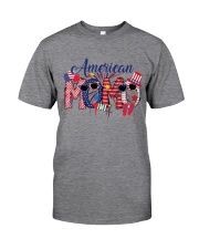 4th Of July Patriotic Doodle American Momo Classic T-Shirt front