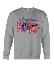 4th Of July Patriotic Doodle American Momo Crewneck Sweatshirt tile