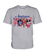 4th Of July Patriotic Doodle American Momo V-Neck T-Shirt tile