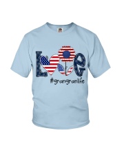 Love Grangran Life 4th Of July Youth T-Shirt tile