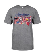 Patriotic Doodle 4th Of July American Mema Classic T-Shirt front