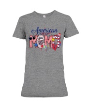 Patriotic Doodle 4th Of July American Mema Premium Fit Ladies Tee tile