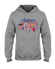 Patriotic Doodle 4th Of July American Mema Hooded Sweatshirt tile