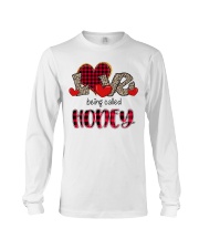 Love being called Honey - Red Plaid Heart Long Sleeve Tee tile