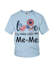 Love Being Called Me-Me Flag Youth T-Shirt tile