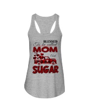 Blessed To Be Called Mom And SUGAR Ladies Flowy Tank tile