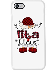 Lita Claus-Red Plaid Phone Case tile