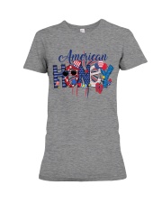 Patriotic Doodle 4th Of July American Honey Premium Fit Ladies Tee tile
