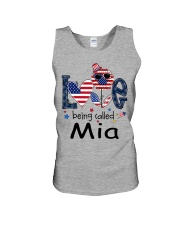 Love Being Called Mia Life 4th Of July Unisex Tank tile
