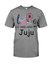 Love Being Called Juju Flag Premium Fit Mens Tee tile