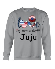 Love Being Called Juju Flag Crewneck Sweatshirt tile