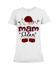 Mam Claus-Red Plaid Premium Fit Ladies Tee tile