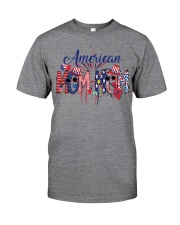 Patriotic Doodle 4th Of July American Mom-Mom Classic T-Shirt front