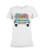 Happiness Is Being A Grandma Truck Premium Fit Ladies Tee tile