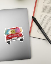 Happiness Is Being A Gigi - Truck Art Sticker - Single (Horizontal) aos-sticker-single-horizontal-lifestyle-front-13