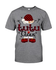 Tutu Claus-Red Plaid Classic T-Shirt tile