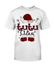 Tutu Claus-Red Plaid Premium Fit Mens Tee tile